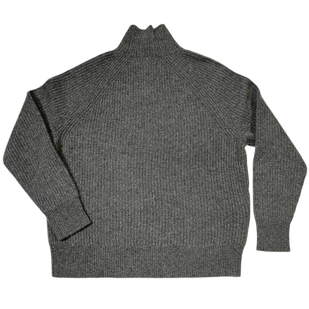 J. Crew Cashmere Ribbed Turtleneck Sweater